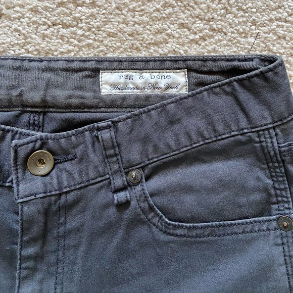 EUC Dark gray Rag and Bone straight leg size 26 - Picture 2 of 10